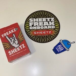 Sheetz Freaks Set Card Game Magnet Sticker